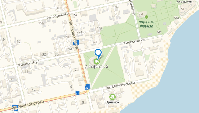 Как проехать в дельфинарий Евпатория