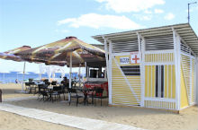 Инфраструктура пляжей под Евпаторией