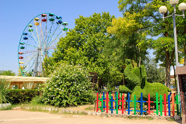 Достопримечательности Евпатории - Парк Фрунзе 