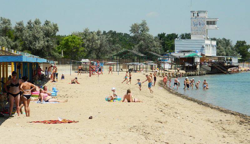 пляж заозерного евпатория