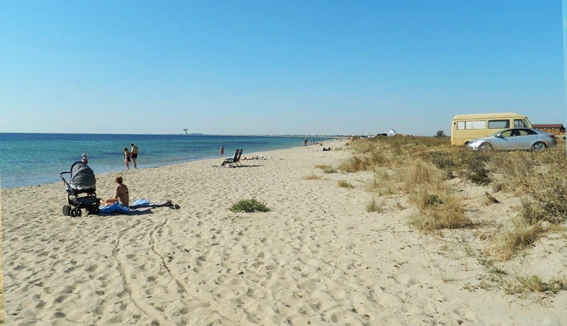 заозерное пляж